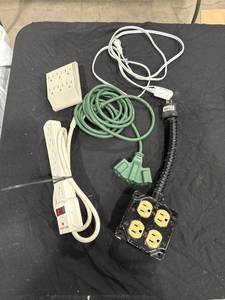 lot 0564 image: Assorted Power Strips & Cords