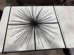 lot 0639 image: Metal Starburst Wall Decor