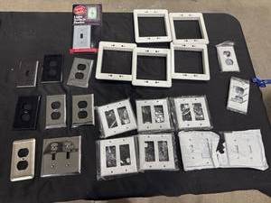 lot 0656 image: Electrical Wall Plates Assortment