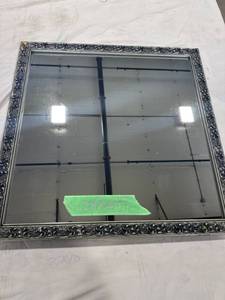 lot 0658 image: Antique Silver Ornate Mirror