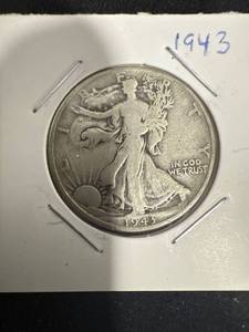 lot 0670 image: 1943 Walking Liberty Half Dollar
