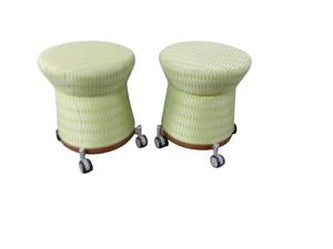 lot 20 image: 2 Keilahuer Stools on Wheels