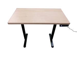 lot 97 image: New Power Sit Stand Desk with Memory Settings