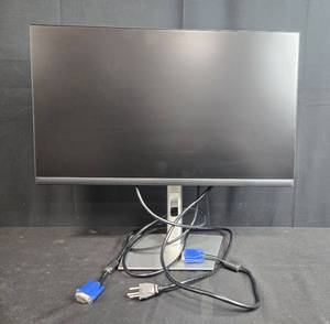 lot 4 image: Dell P2422H 24-Inch LED Flat Panel Monitor with Stand and Cables