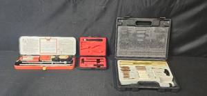 lot 153 image: Lot of 3 Gun Cleaning and Gunsmith Tool Kits with Cases