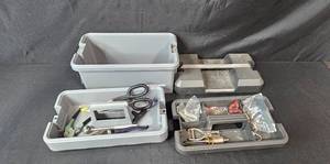 lot 165 image: Craftsman Tool Box with Assorted Hand Tools and Hardware