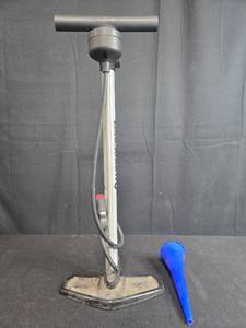 lot 177 image: Blackburn Airtower 4 Bicycle Floor Pump with Multi-Purpose Funnel
