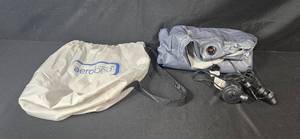 lot 186 image: Coleman Aerobed HB515B Inflatable Air Mattress with Pump and Carry Bag