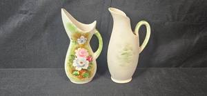 lot 220 image: Collection of Decorative Ceramic Pitchers and Teapot