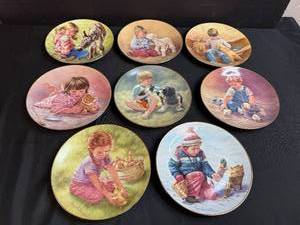 lot 242 image: Set of Hamilton Collection The Magic of Childhood Collector Plates by Abigail Williams