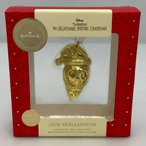 lot 6 image: Vintage Hallmark Nightmare Before Christmas Jack Skellington Hallmark Ornament (New Old Stock)