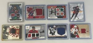 lot 110 image: Misc. Hockey Patch Cards In Double Protective Sleeves