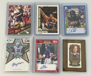 lot 115 image: Misc. Autographed Sports Cards (Double Sleeved)