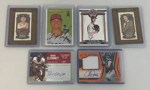 lot 116 image: Misc. Autographed Sports Cards (Double Sleeved)
