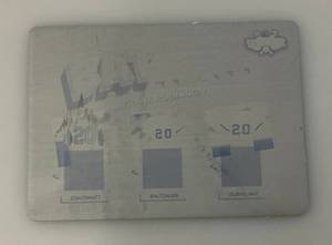 lot 121 image: 11 LEAF Authentic Print Used Plate (Black) Card #HBT-05 Have Bat, Will Travel Double Sleeved