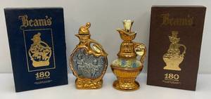 lot 133 image: Vintage Jim Beam Collectible Decanters In Original Boxes