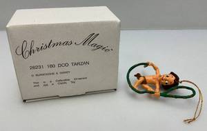 lot 150 image: Tarzan Disney Grolier Brand Christmas magic Ornament (New Old Stock)