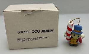 lot 175 image: JIMMY The Cricket Disney Grolier Brand Christmas Ornament (New Old Stock)