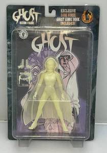 lot 182 image: Vintage Dark Horse Comics GHOST Action Figure With Exclusive Comic Book Included (New Old Stock)