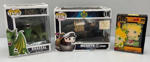 lot 189 image: Misc. Collectible Funko Pops Including Game Of Thrones And More (NIB)