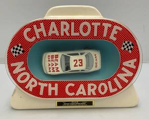 lot 192 image: VERY COOl Vintage Collectible Jim Beam Charlotte North Carolina Decanter