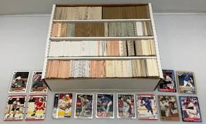 lot 227 image: Large Box Of Misc. Unsorted Sports Cards Some With Protective Sleeves