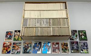 lot 232 image: Large Box Of Misc. Unsorted Baseball Cards Some With Protective Sleeves