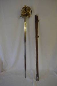 lot 218 image: Scottish Basket Hilted Broadsword