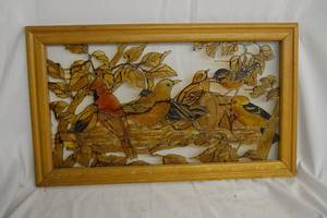 lot 321 image: Stained Glass type frame
