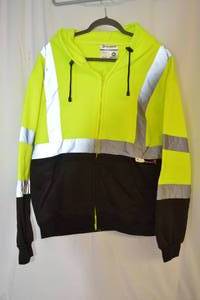 lot 359 image: Outdoor wear Hi-Vis Hoodie Full Zip