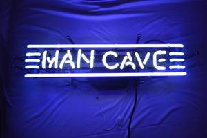 lot 15 image: Neon Man Cave sign