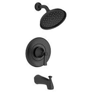 lot 5 image: American Standard Rumson Single-Handle 1-Spray Tub and Shower Faucet with 1.8 GPM in Matte Black (Valve Included)  Customer Returns See Pictures
