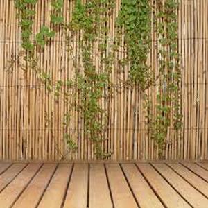 lot 27 image: Backyard X-Scapes 6 ft. H x 16 ft. L Natural Jumbo Reed Bamboo Fencing   Customer Returns See Pictures