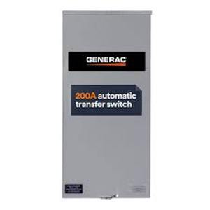 lot 4 image: Generac 200-Amp Service Rate Automatic Whole House Transfer Switch Customer Returns See Pictures