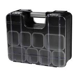 lot 60 image: Husky 33-Compartment Adjustable Double Sided Tool Storage Organizer  Customer Returns See Pictures