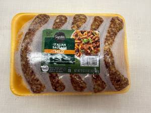 lot 224 image: I. 3x 19oz Mild Italian Sausage