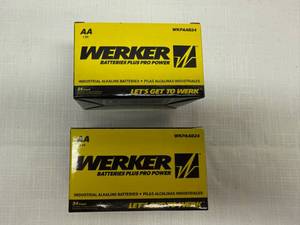 lot 2 image: 2x 24ct AA Batteries