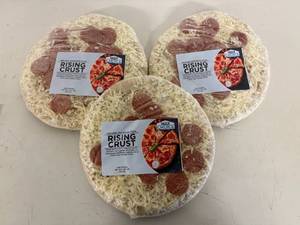 lot 16 image: 3x 1.87lbs Rising Crust Pepperoni Pizza