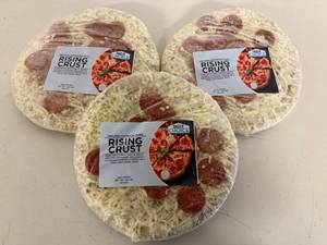 lot 17 image: 3x 1.87lbs Rising Crust Pepperoni Pizza