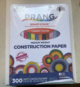 2x 300sheets Prang Construction Paper