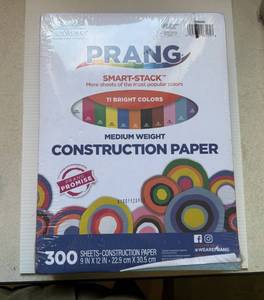 lot 115 image: 2x 300sheets Prang Construction Paper