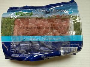 lot 119 image: K. 3x 1lb Farmland Cubed Ham