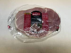 lot 148 image: K. 3x Cooks Hickory Smoked Ham Steak, Premium Lean-112025