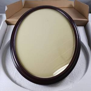 lot 56 image: Glass Oval Shadow Box  - 16 x 20 inches