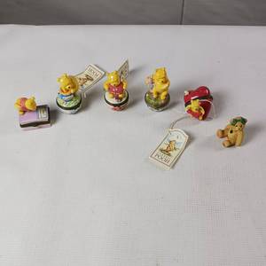 lot 98 image: Ceramic PooH Collection � Classics � Trinket holders