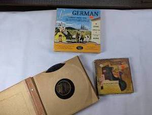 lot 15 image: Vintage Decca Vinyl � Mostly Bing Crosby � RCA Victor Johann Strauss & Living German Language Course