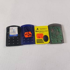lot 111 image: Playstation 2 memory cards including 8 MB and more, 4 total