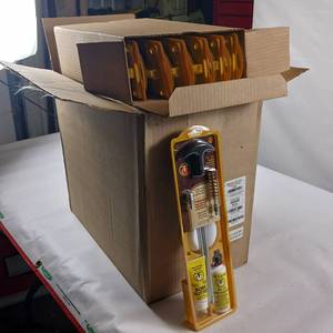 lot 400 image: Master Carton Shotgun Cleaning Kits - Large Lot - New Cases 48 Kits Total - 50 Caliber Muzzle Loader