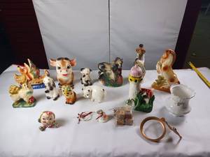 lot 169 image: Massive Lot of Porcelain Collectibles - Vintage