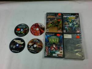 lot 229 image: PS2 Games � Fishermans Club � Supertrucks � winning 11 � World Champ Poker � MX World Tour � Motorcross Mania 3